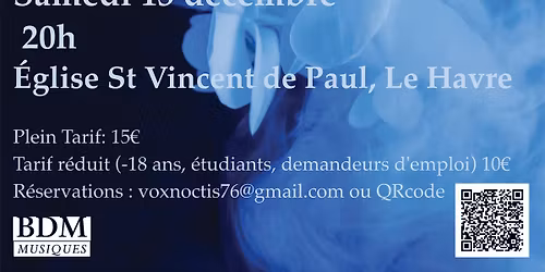 Concert Vox Noctis - La Petite Messe Solennelle de Rossini