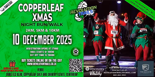 Copperleaf XMAS Night Run\/Walk