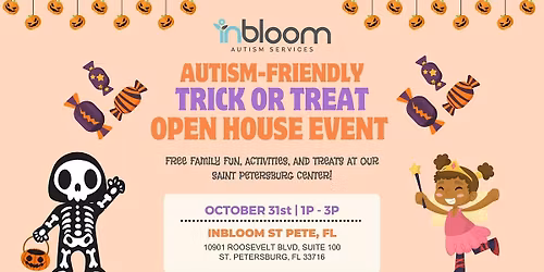 Autism-Friendly Trick or Treat Event for Kids in St. Pete, FL