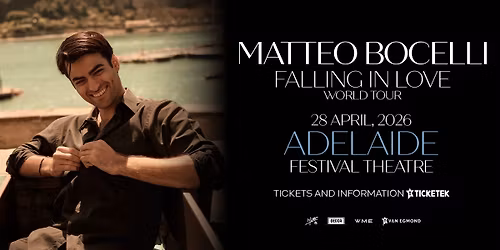Matteo Bocelli - Falling In Love World Tour [ADELAIDE]