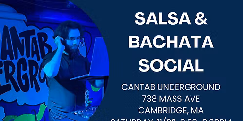 Salsa & Bachata Social at the Cantab Underground \u2013 Cambridge, MA