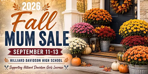 2026 Fall Mum Sale!