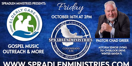 PASTOR CHAD GREER IN CONCERT