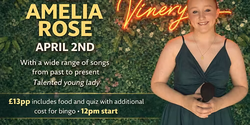 Local Singer Amelia Rose Live in The Vinery