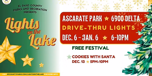 Lights on the Lake Cookies with Santa