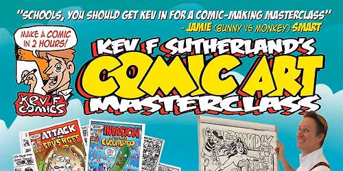 Kev F's Comic Art Masterclass - Wood Green Library (Afternoon session)