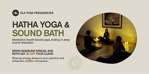 Mindful Hatha Yoga & Sound Bath: Breathe, Reset, Reconnect \u2013 In-person