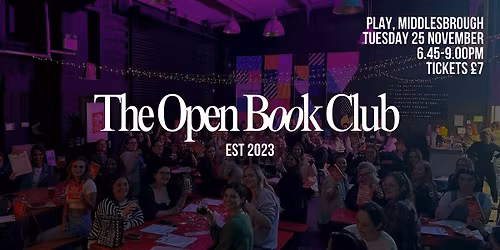 The Open Book Club | November 2025 | Play Middlesbrough
