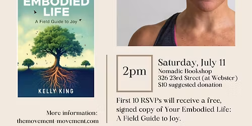 Kelly King Bay Area Book Launch