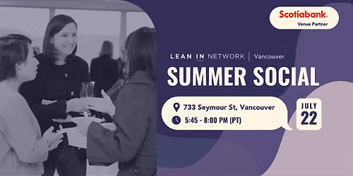 Lean In Network Vancouver: Summer Social