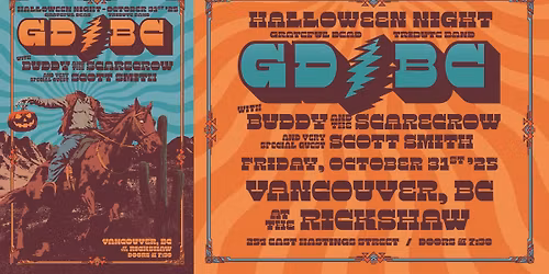 A Halloween Shakedown II: GD\/BC with guests Buddy & The Scarecrow - Rickshaw Theatre - October 31st