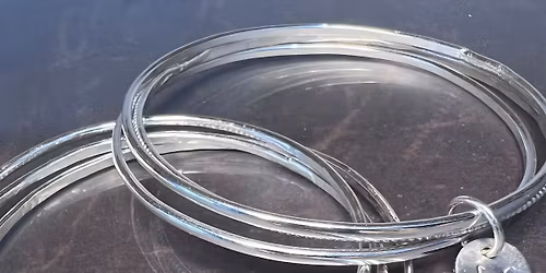 Silver bangles or cuffs workshop