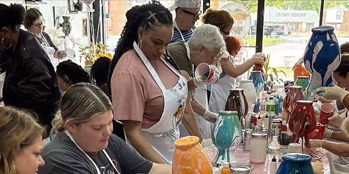 Mother's Day Weekend Celebration - Vase Acrylic Paint Pour + BBQ Buffet