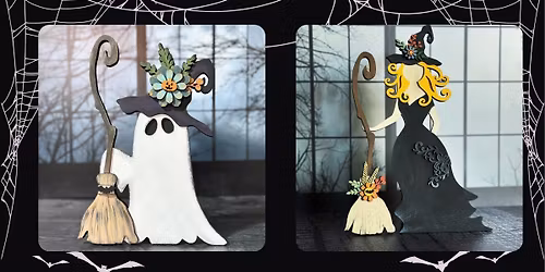 Never too early for Halloween! Wood Paint Workshop