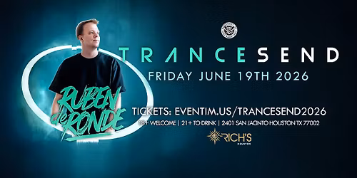 TRANCESEND feat. Ruben de Ronde | RICHS | 6.19.2026