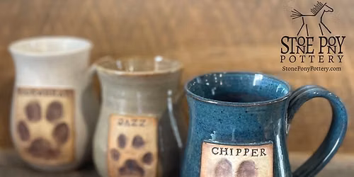 Paw Print Mugs at Lewis Station Winery & Distillery