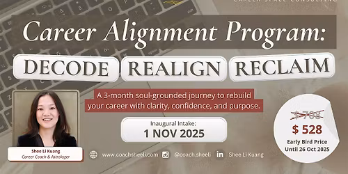 Decode \u2192 Realign \u2192 Reclaim\u2122: Career Alignment Program
