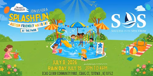 Free Autism Water Day At the Park!