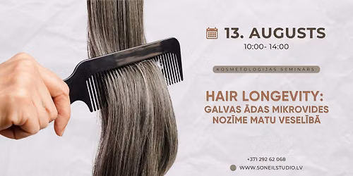 Semin\u0101rs Hair Longevity: Galvas \u0101das mikrovides noz\u012bme matu vesel\u012bb\u0101