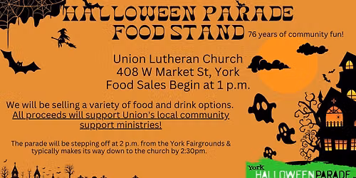 Halloween Parade Food Stand \u2014 Benefits Community Resource Ministries