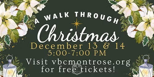 A Walk Through Christmas at Victory Baptist Church