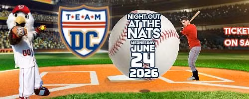 QFS, HSI, GLOE, et al. Pride Night OUT at Nats Park 2026
