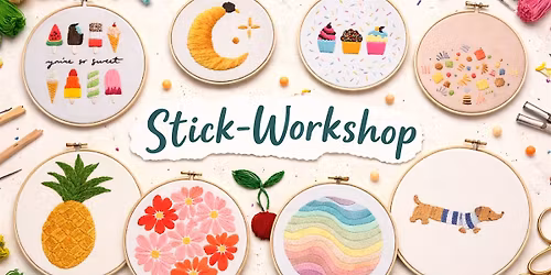 Kreativer Einstieg ins Sticken in Berlin