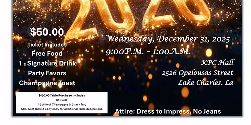 KCJ New Year\u2019s Eve Celebration