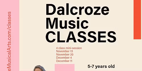 Dalcroze music classes mini session