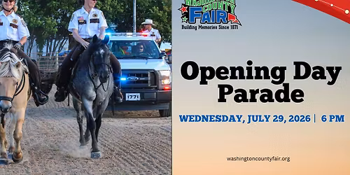 Opening Day Parade | Washington County Fair 2026