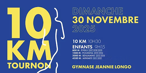 10 km de Tournon 2025