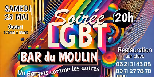Soir\u00e9e LGBT au Moulin