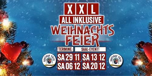 XXL-ALL INKLUSIVE WEIHNACHTSFEIER