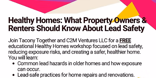 Healthy Homes: What Every Homeowner & Renter Should Know About Lead Safety