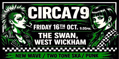 TWO TONE SKA, NEW WAVE & PUNK: CIRCA79 Live @ The Swan, West Wickham. Stranglers, Police, Undertones