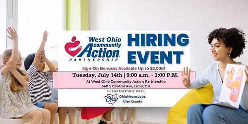 WOCAP Hiring Event at At West Ohio Community Action Partnership