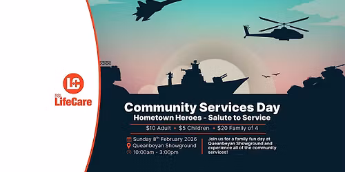 Community Services Day - Hometown Heroes - Salute to Service