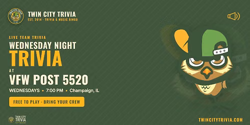 Wednesday Night Trivia at VFW Post 5520!