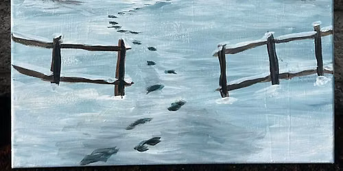 12\/4\/26- Painting With Sam- Cabin in Winter