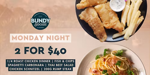 Deliciousness, seven days a week at Bundy!