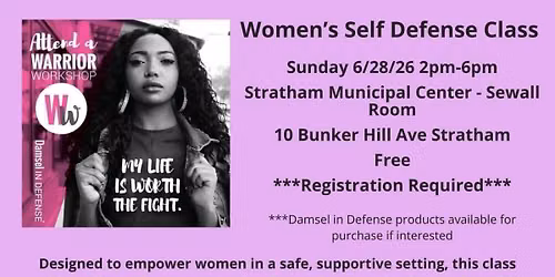 Women's Self Defense Class 