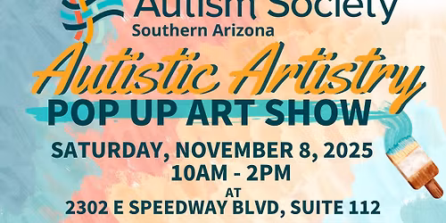 Autistic Artistry Pop Up Art  Show