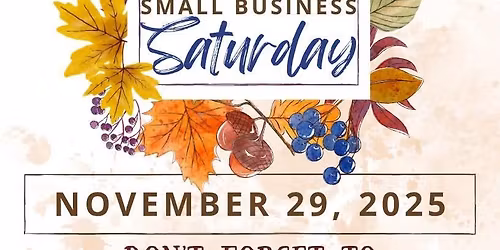 Small Business Saturday @Black Dog