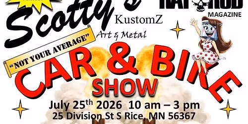 3rd Annual Scotty\u2019s Kustomz Car & Bike Show!