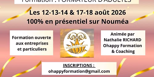 Formation de formateur d'adultes