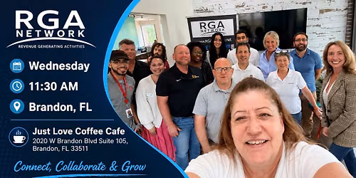 Brandon Business Networking Lunch, Powered by RGA Network~ All Welcome, join in and connect!!!