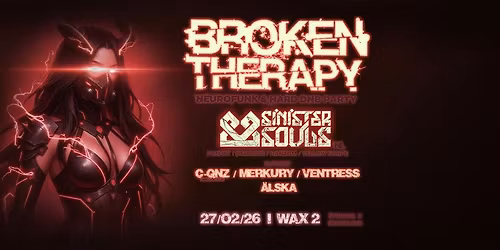 Broken Therapy w. SINISTER SOULS (NL)