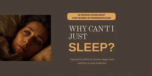 Why can't I just sleep