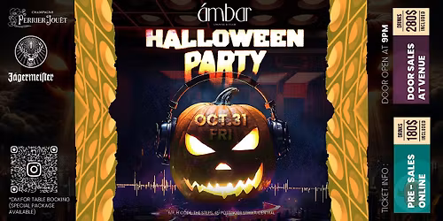 Halloween @ \u00e1mbar