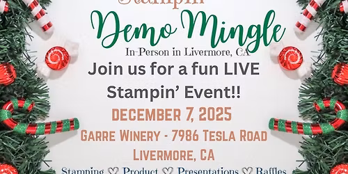 Stampin\u2019 Demo Mingle!! 